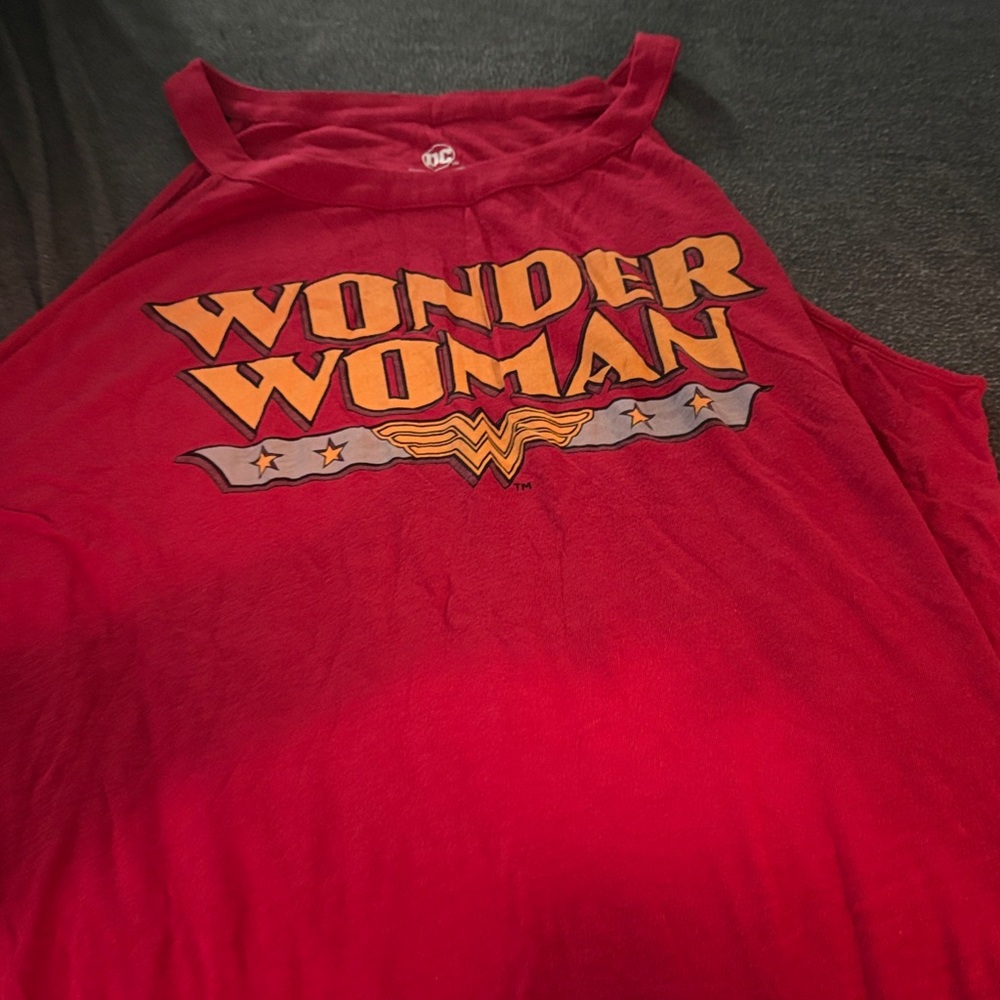 Torrid Red Wonder Woman Graphic Tank Top